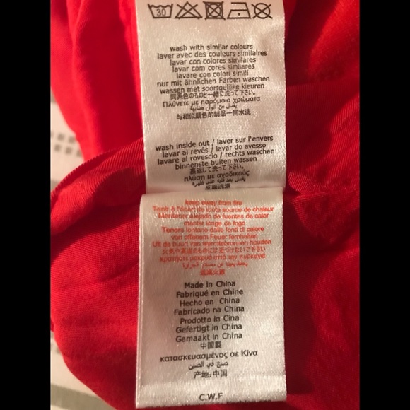 Carrement Beav bevy girl dress, red, size 12month - Picture 5 of 5